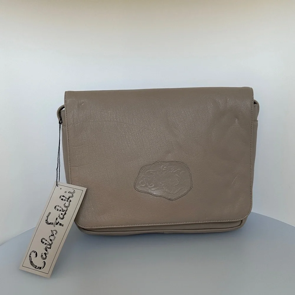 Carlos Falchi NEW leather crossbody Leather bag
